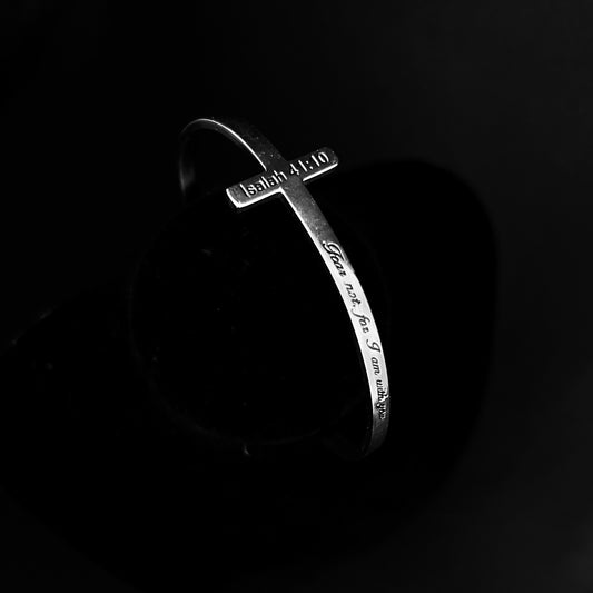 Isiah 41:10 Cross Bracelet