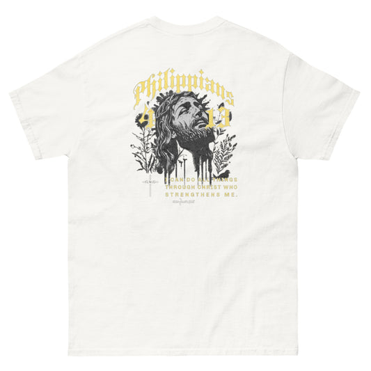 Philippians 4:13 White T-Shirt