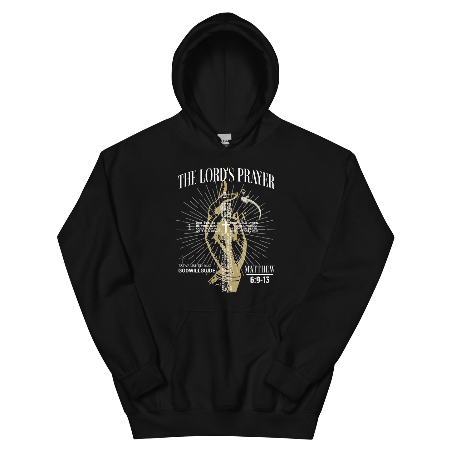 The Lord's Prayer Black Hoodie